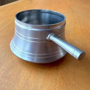 Mini Pewter Cup with Handle, SMR Italy, Vintage